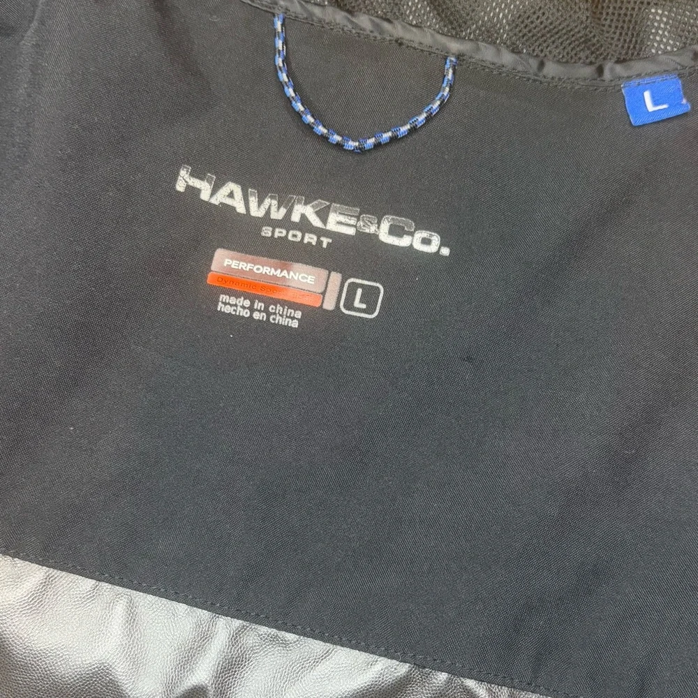 Men Hawke & Co Black Windbreaker - Picture 11 of 11